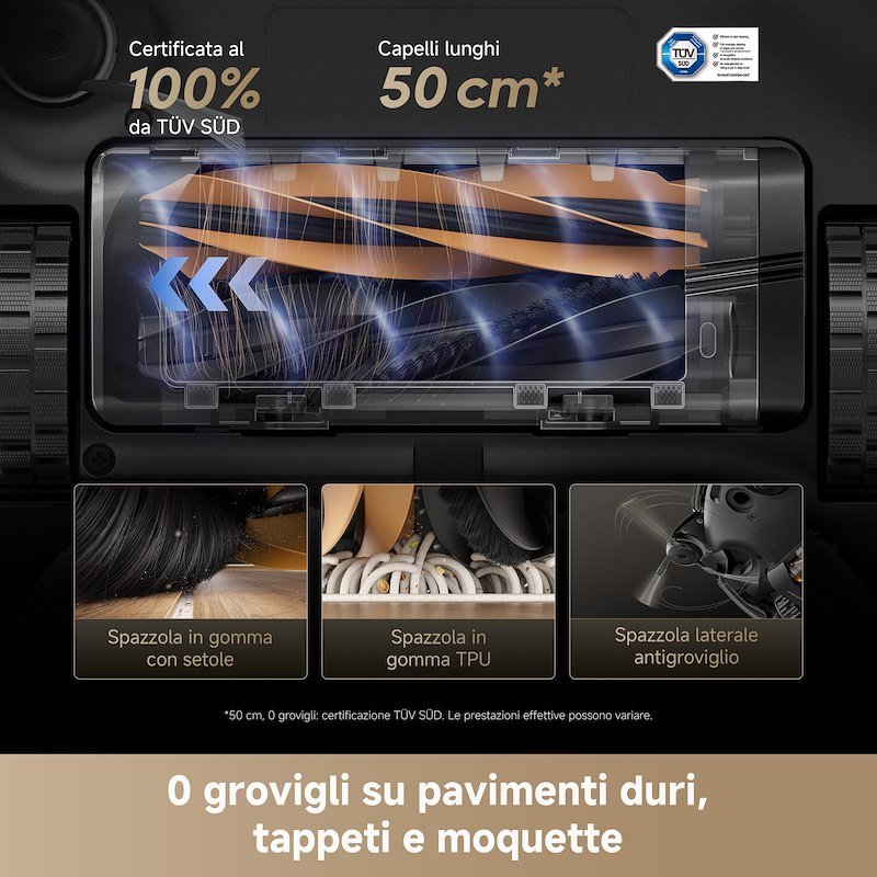 Dreame Robot Aspirapolvere Matrix10VIM Ultra Nero/Oro