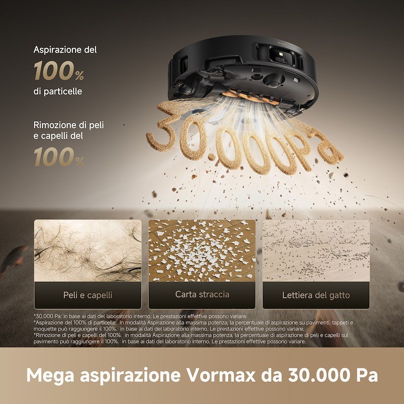 Dreame Robot Aspirapolvere Matrix10VIM Ultra Nero/Oro
