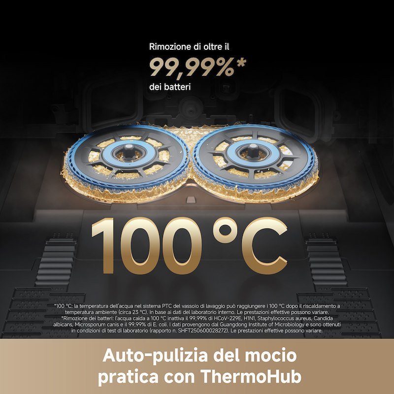 Dreame Robot Aspirapolvere Matrix10VIM Ultra Nero/Oro