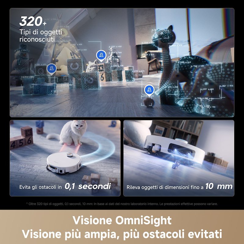 Dreame Robot Aspirapolvere lavapavimenti X60VIM Pro Ultra Complete Bianco