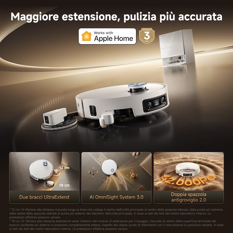 Dreame Robot Aspirapolvere lavapavimenti X60VIM Pro Ultra Complete Bianco