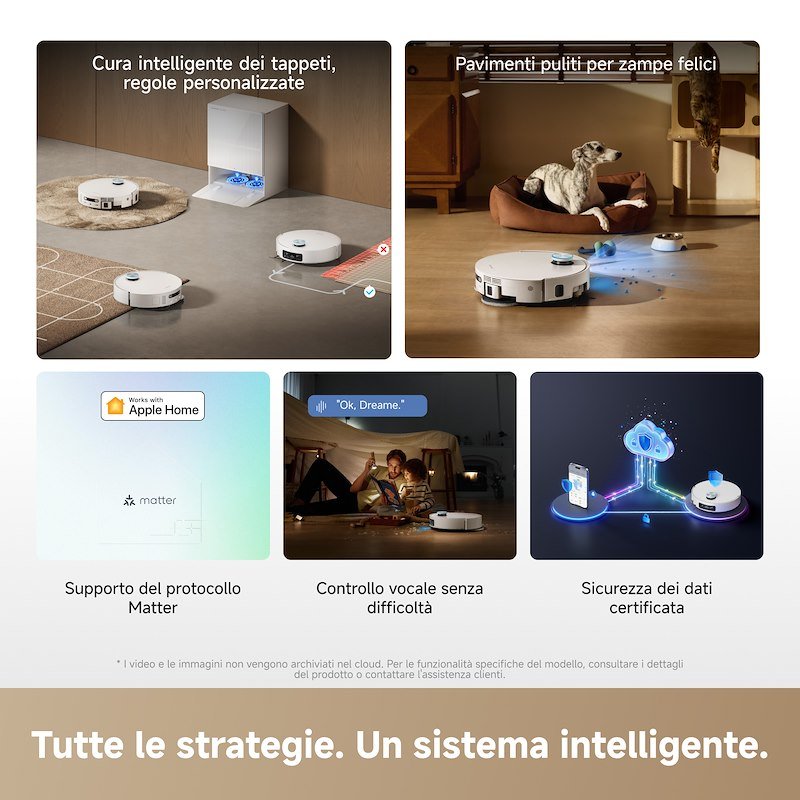 Dreame Robot Aspirapolvere lavapavimenti X60VIM Pro Ultra Complete Bianco