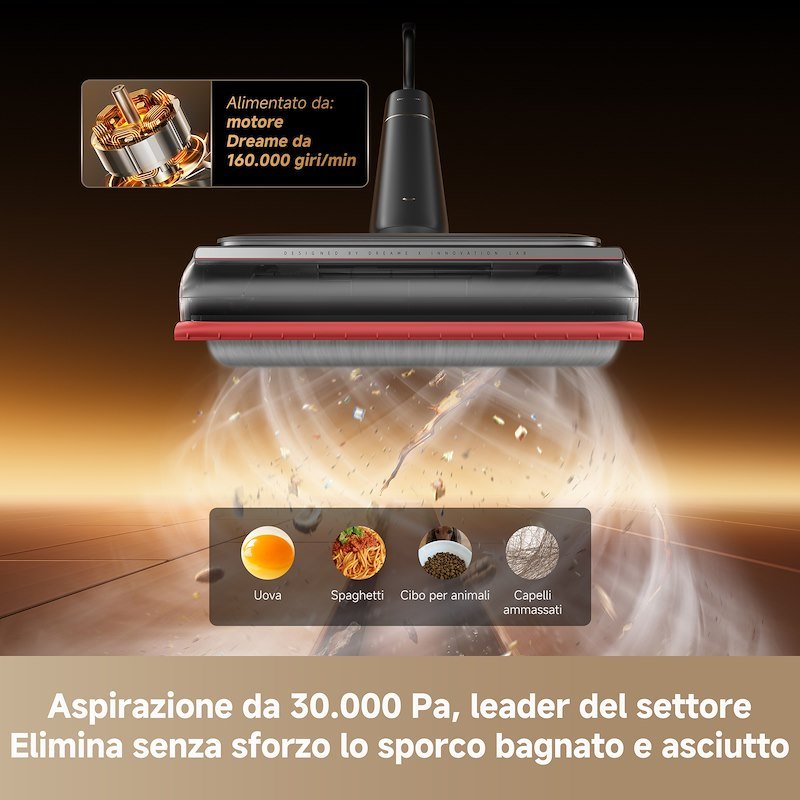 Dreame aspirapolvere Lavapavimenti T16 Pro Heat-R Wet&Dry