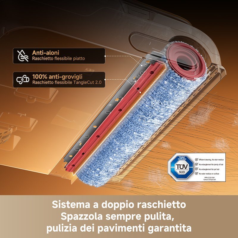 Dreame aspirapolvere Lavapavimenti T16 Pro Heat-R Wet&Dry