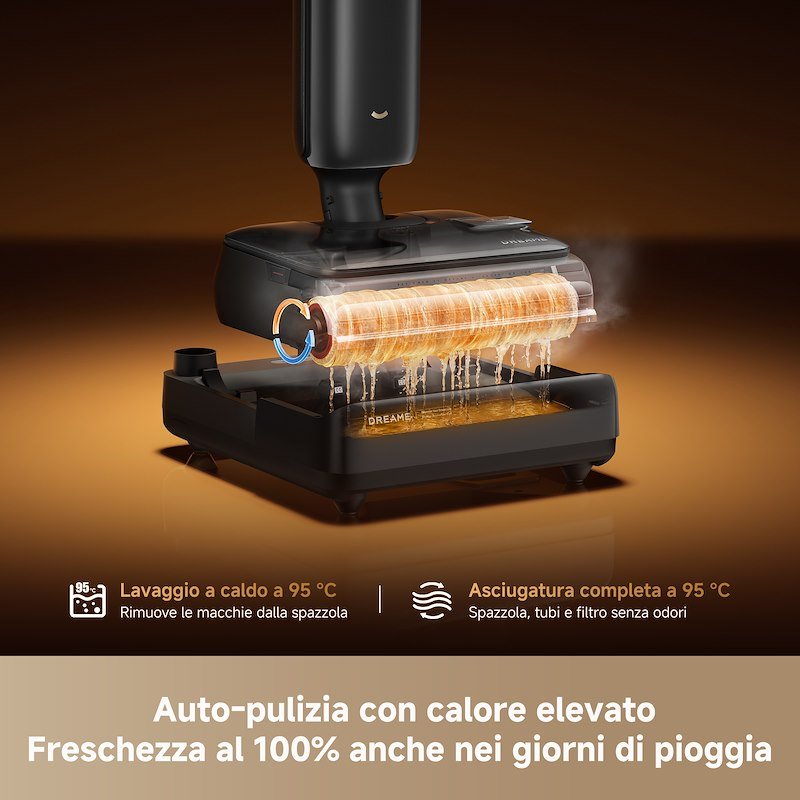 Dreame aspirapolvere Lavapavimenti T16 Pro Heat-R Wet&Dry