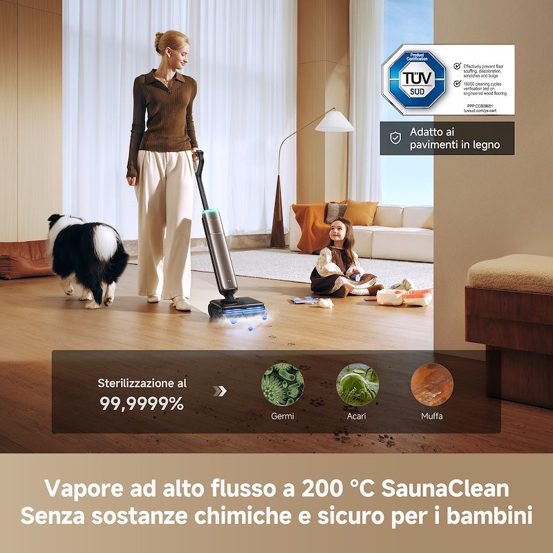 Dreame Lavasciuga Pavimenti T16vim Pro Steam WET&DRY