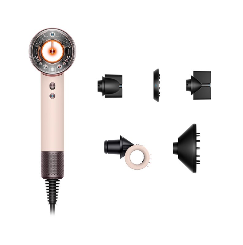 Dyson Asciugacapelli Supersonic Nural Capelli lisci e ondulati Cipria e Oro Rosa