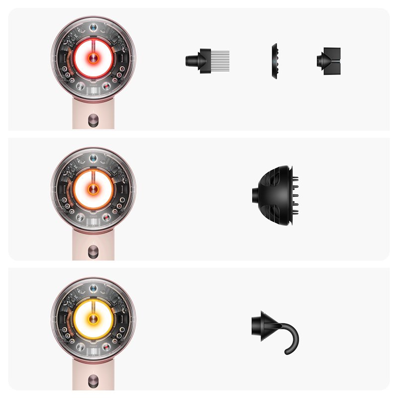 Dyson Asciugacapelli Supersonic Nural Rosa Cipria / Oro Rosa