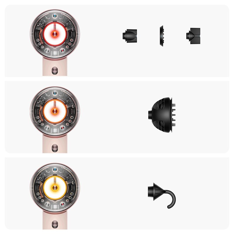 Dyson Asciugacapelli Supersonic Nural Rosa Cipria / Oro Rosa