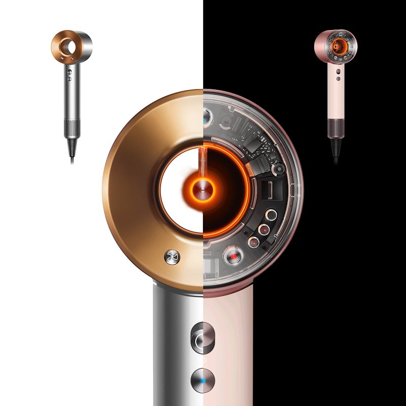 Dyson Asciugacapelli Supersonic Nural Rosa Cipria / Oro Rosa