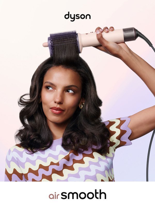Dyson Asciugacapelli Styler Airsmooth Brush Rosa Cipria