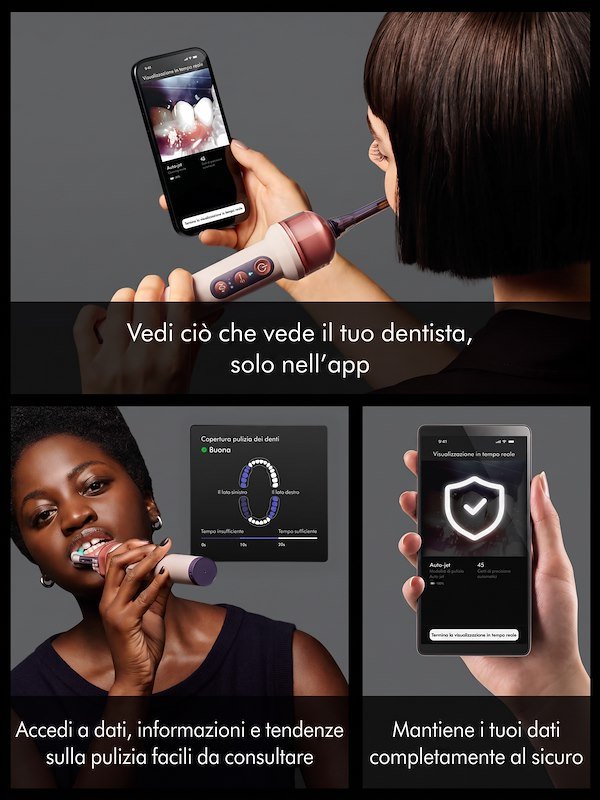 Dyson CameraJet Spazzolino elettrico e idropulsore di precisione Ceramic pink