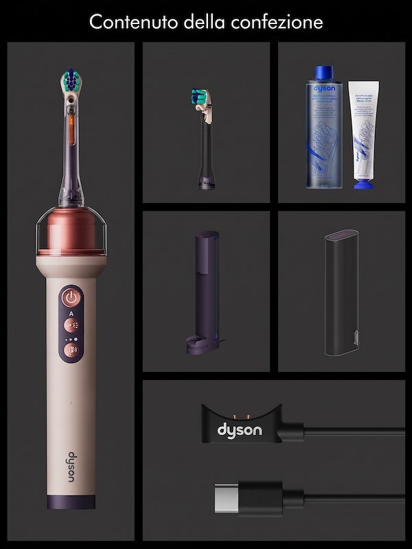 Dyson CameraJet Spazzolino elettrico e idropulsore di precisione Ceramic pink