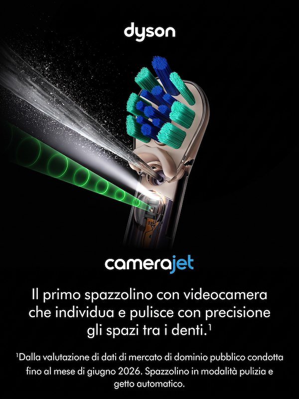 Dyson CameraJet Spazzolino elettrico e idropulsore di precisione Ceramic pink