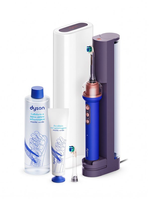 Dyson CameraJet Spazzolino elettrico e idropulsore di precisione Ceramic ultra blue