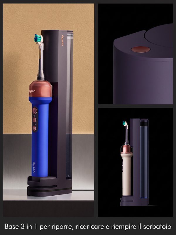 Dyson CameraJet Spazzolino elettrico e idropulsore di precisione Ceramic ultra blue