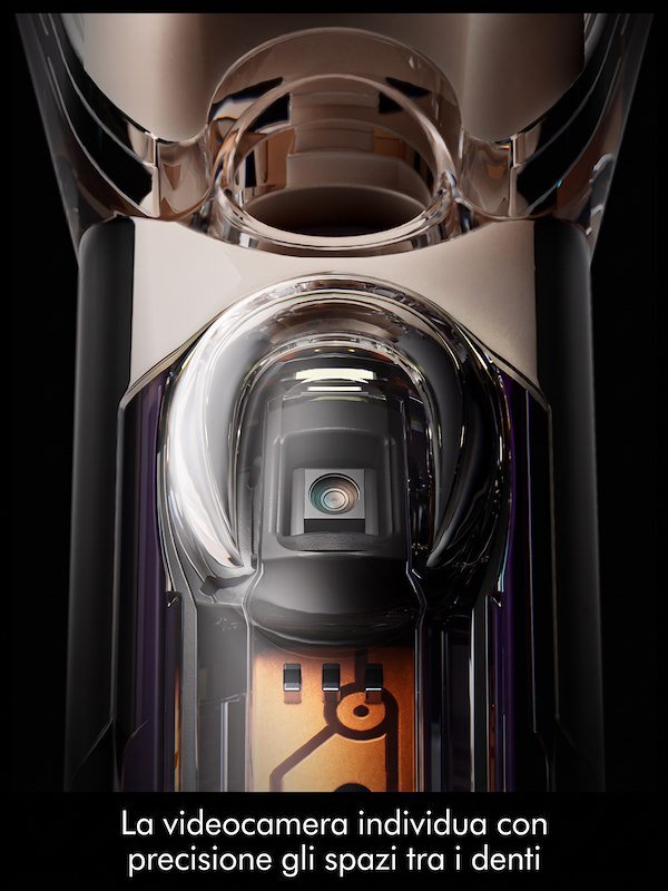 Dyson CameraJet Spazzolino elettrico e idropulsore di precisione Ceramic ultra blue