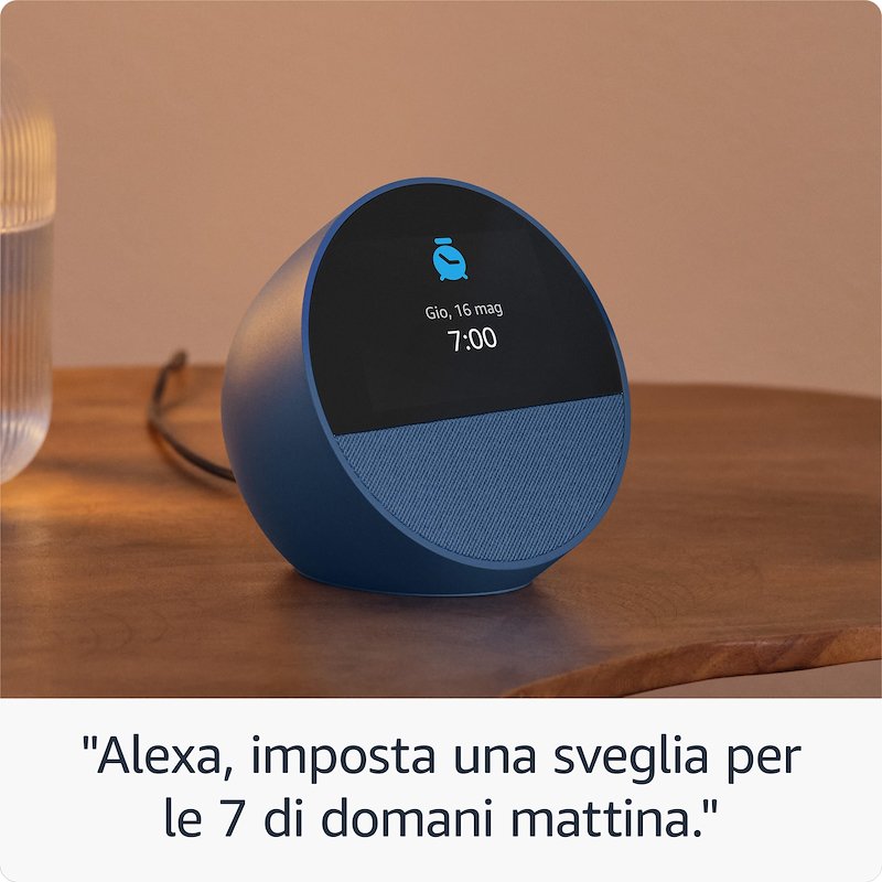 Amazon Echo Spot (Modello 2024) B0C2S2J7JP Nero