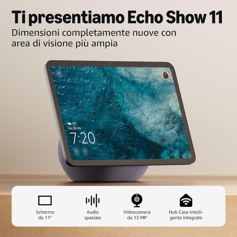 Amazon Echo Show 11 (2025 Release) Graphite