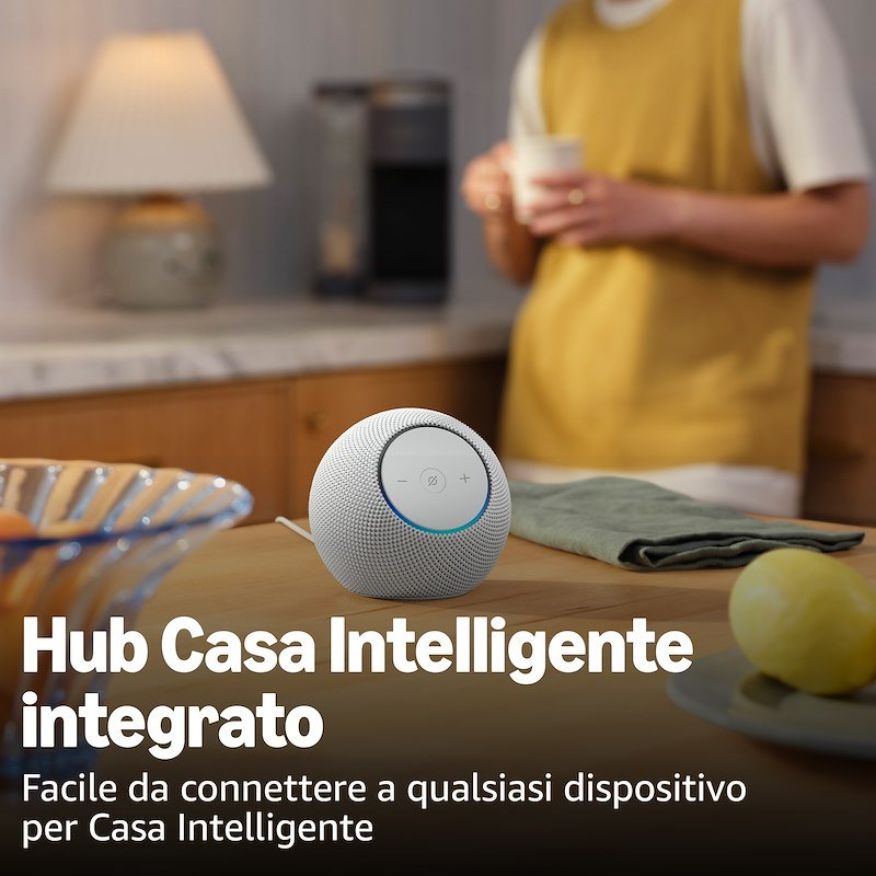 Amazon Speaker Echo Dot Max (2025 Release) Glacier White