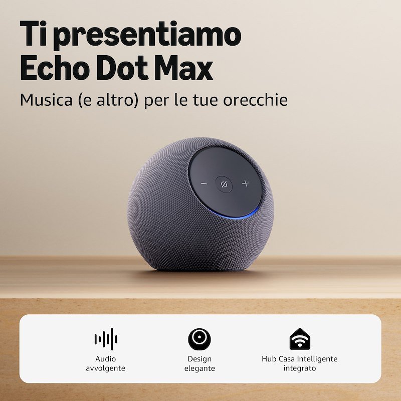 Amazon Speaker Echo Dot Max (2025 Release) Grafite