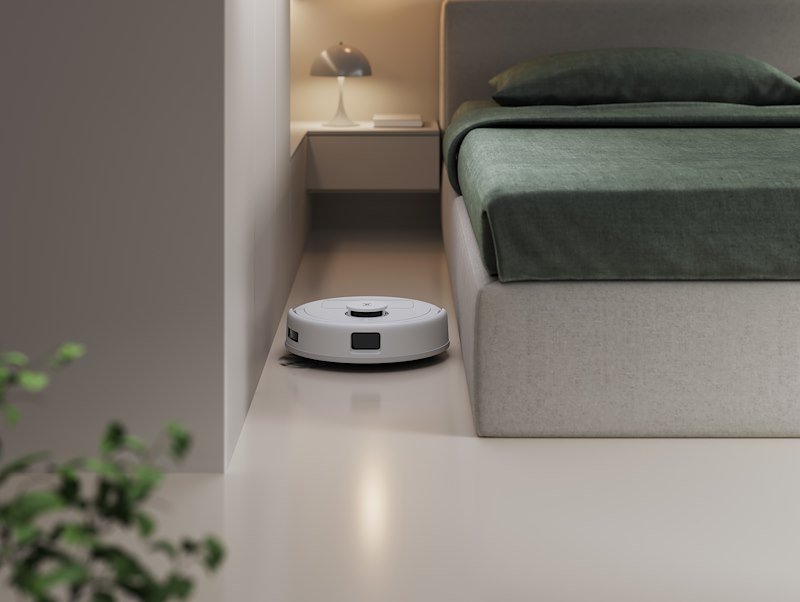Ecovacs Robot Aspirapolvere Deebot Mini Blue Bianco