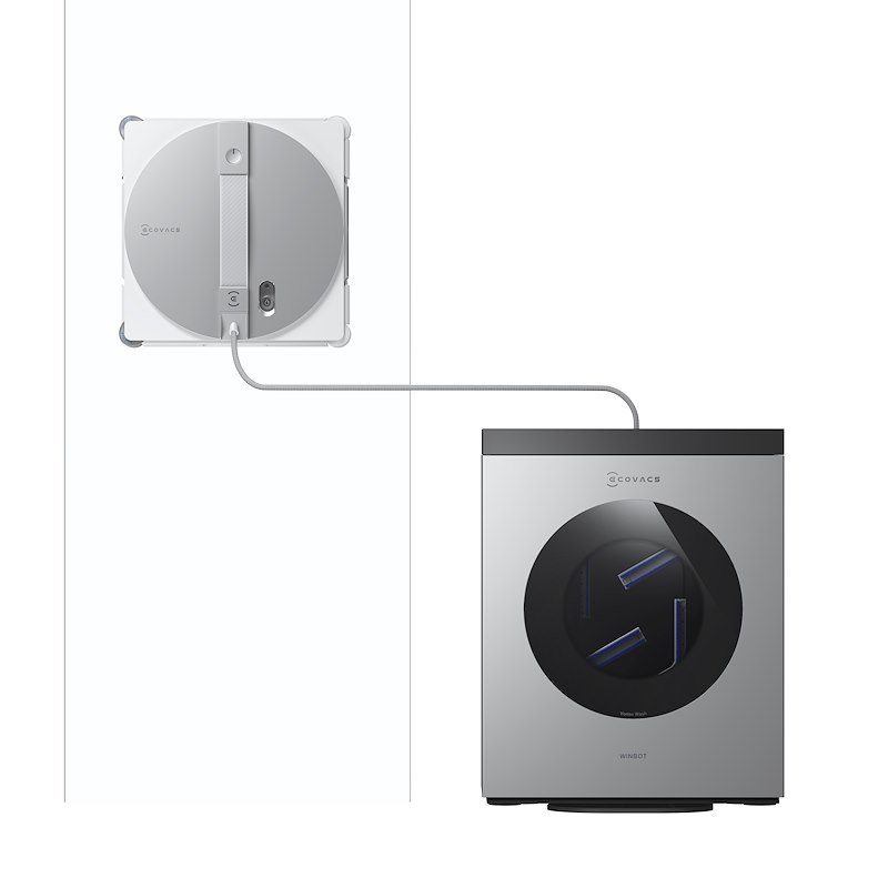 Ecovacs Robot lavavetri Winbot W3 Omni Eu Argento