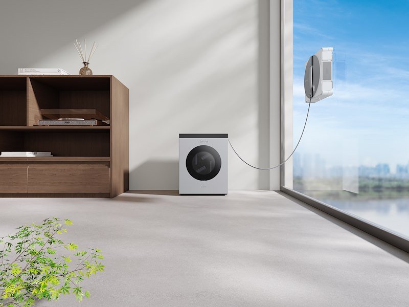 Ecovacs Robot lavavetri Winbot W3 Omni Eu Argento