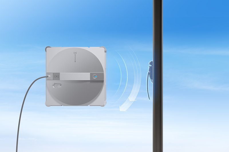 Ecovacs Robot lavavetri Winbot W3 Omni Eu Argento