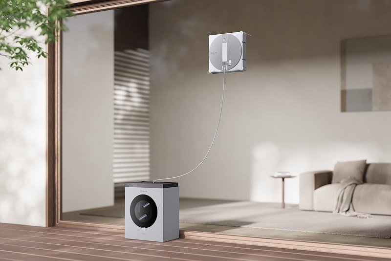Ecovacs Robot lavavetri Winbot W3 Omni Eu Argento