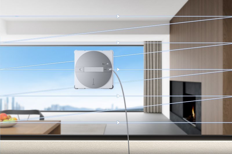 Ecovacs Robot lavavetri Winbot W3 Omni Eu Argento