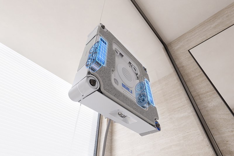 Ecovacs Robot lavavetri Winbot W3 Omni Eu Argento