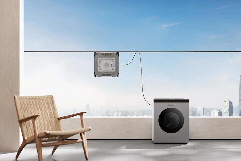 Ecovacs Robot lavavetri Winbot W3 Omni Eu Argento