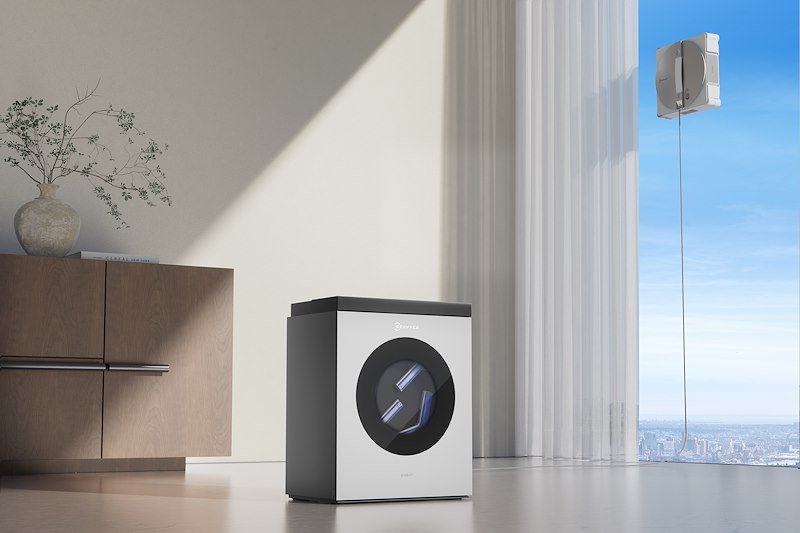 Ecovacs Robot lavavetri Winbot W3 Omni Eu Argento