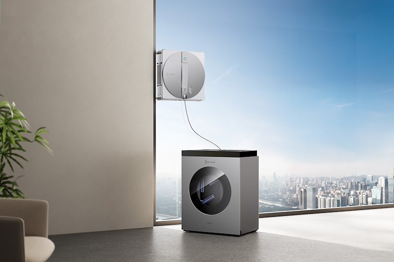 Ecovacs Robot lavavetri Winbot W3 Omni Eu Argento