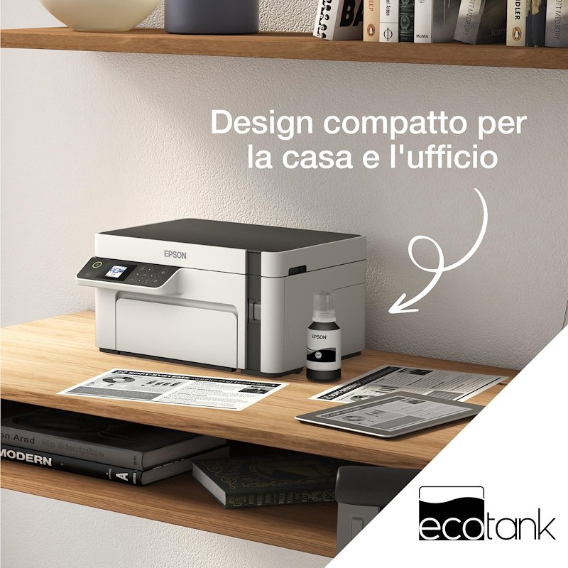 Epson Stampante stampa Inkjet Ecotank C11CJ18401 Et-m2120 Nero/Bianco