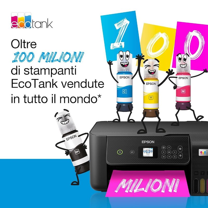 Epson Stampante stampa Inkjet Ecotank C11CJ18401 Et-m2120 Nero/Bianco