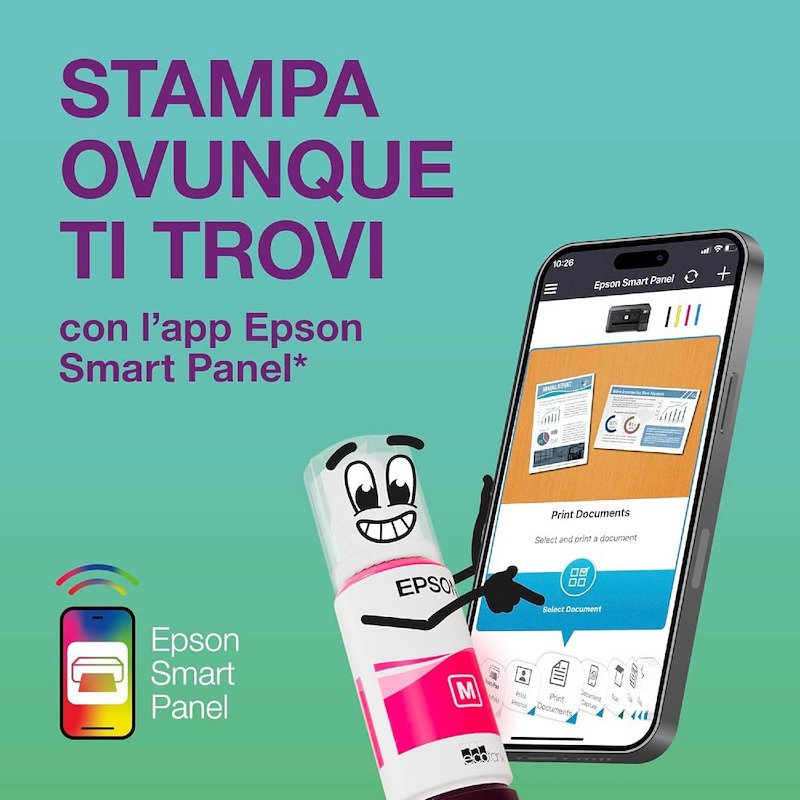 Epson Stampante stampa Inkjet Ecotank C11CJ18401 Et-m2120 Nero/Bianco