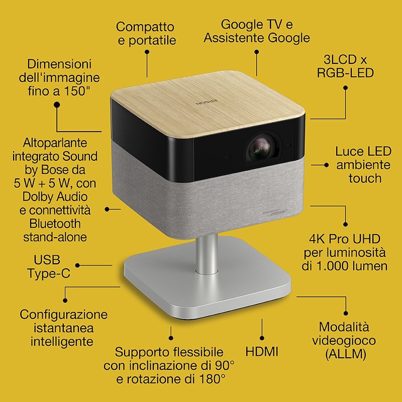 Epson videoproiettore portatile smart Ef-72