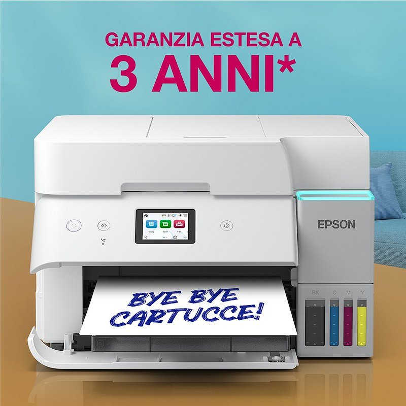 Epson Stampante Inkjet Multifunzione A4 EcoTank Et-4956