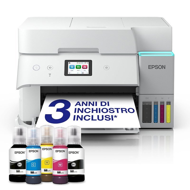 Epson Stampante Inkjet Multifunzione A4 EcoTank Et-4956