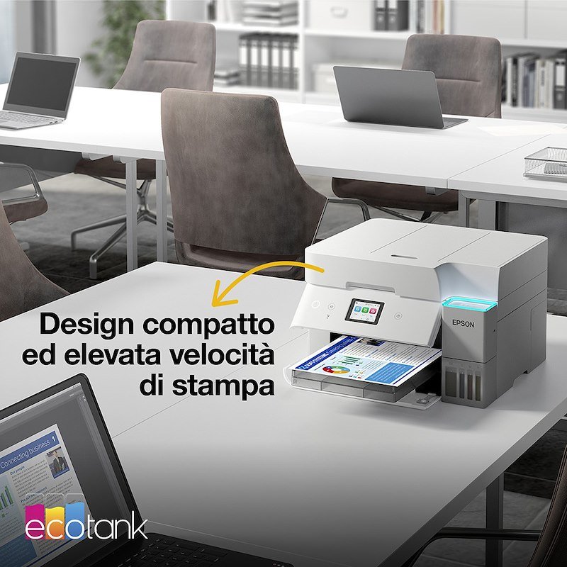 Epson Stampante Inkjet Multifunzione A4 EcoTank Et-4956