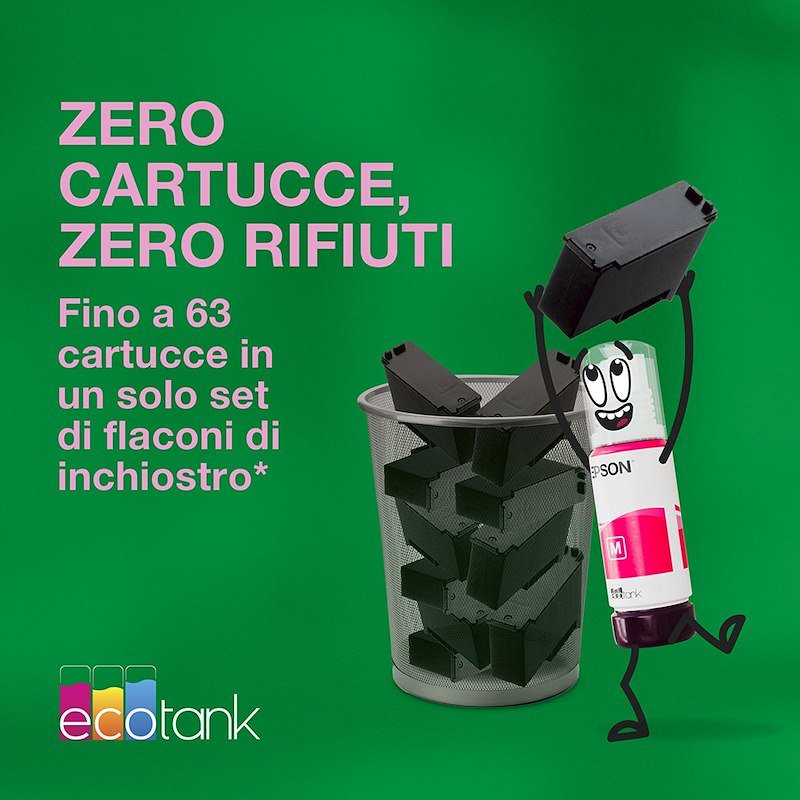 Epson Stampante Inkjet Multifunzione A4 EcoTank Et-4956