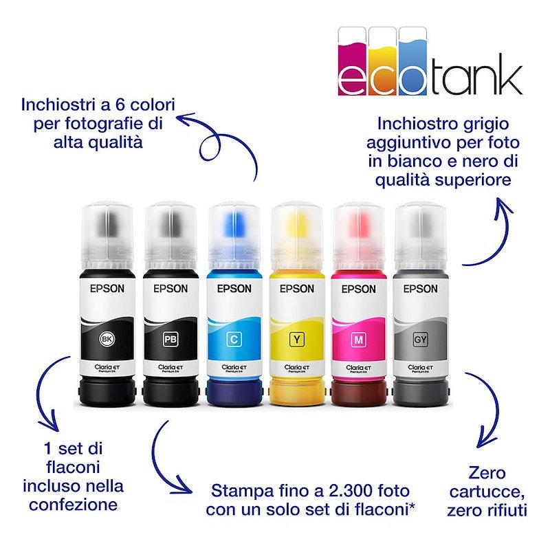 Epson Stampante fotografica EcoTank A3+ Et-8550