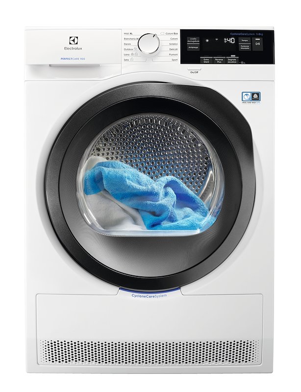Electrolux Lavatrice EW9HE283 8 kg Bianco / Nero