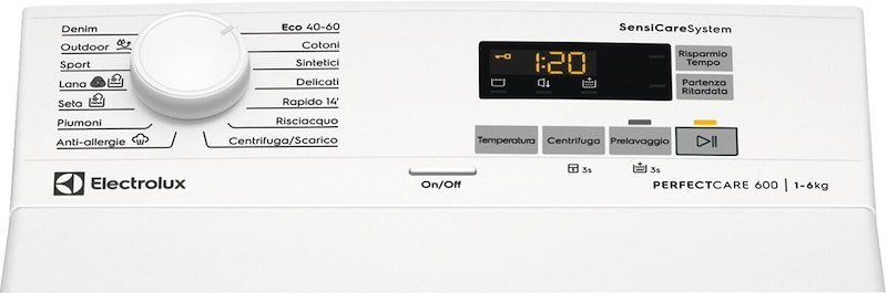 Electrolux lavatrice carica dall'alto Ew6t526c Bianco