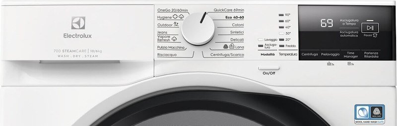 Electrolux Lavasciuga 10/6KG EW7W2106G Bianco