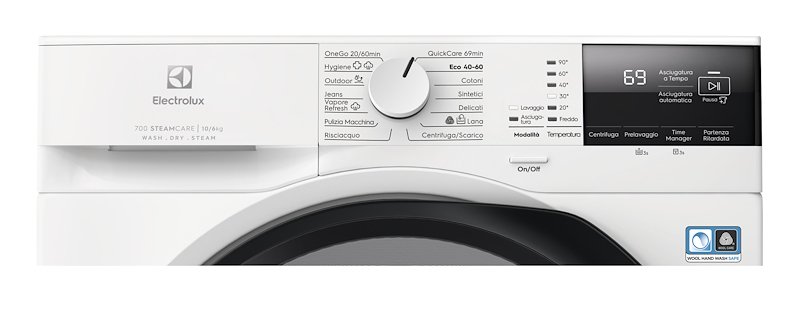 Electrolux Lavasciuga 10/6KG EW7W2106G Bianco