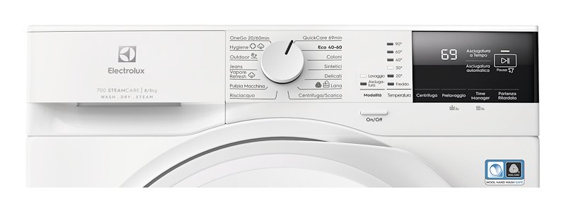 Electrolux Lavasciuga 8/5 Kg Ew7w285w Bianco