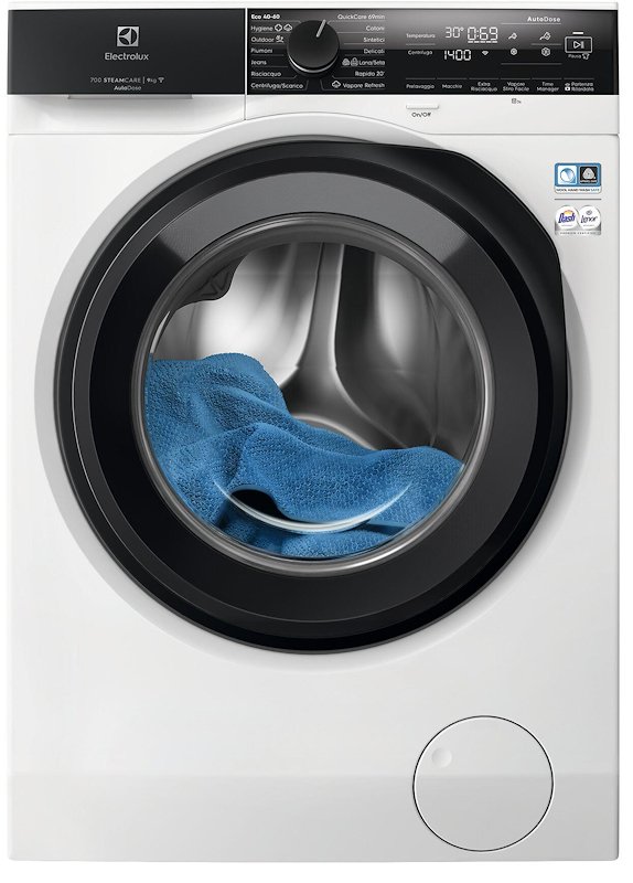 Electrolux Lavatrice 9Kg Serie 700 SteamCare Ew7f49gq Bianco